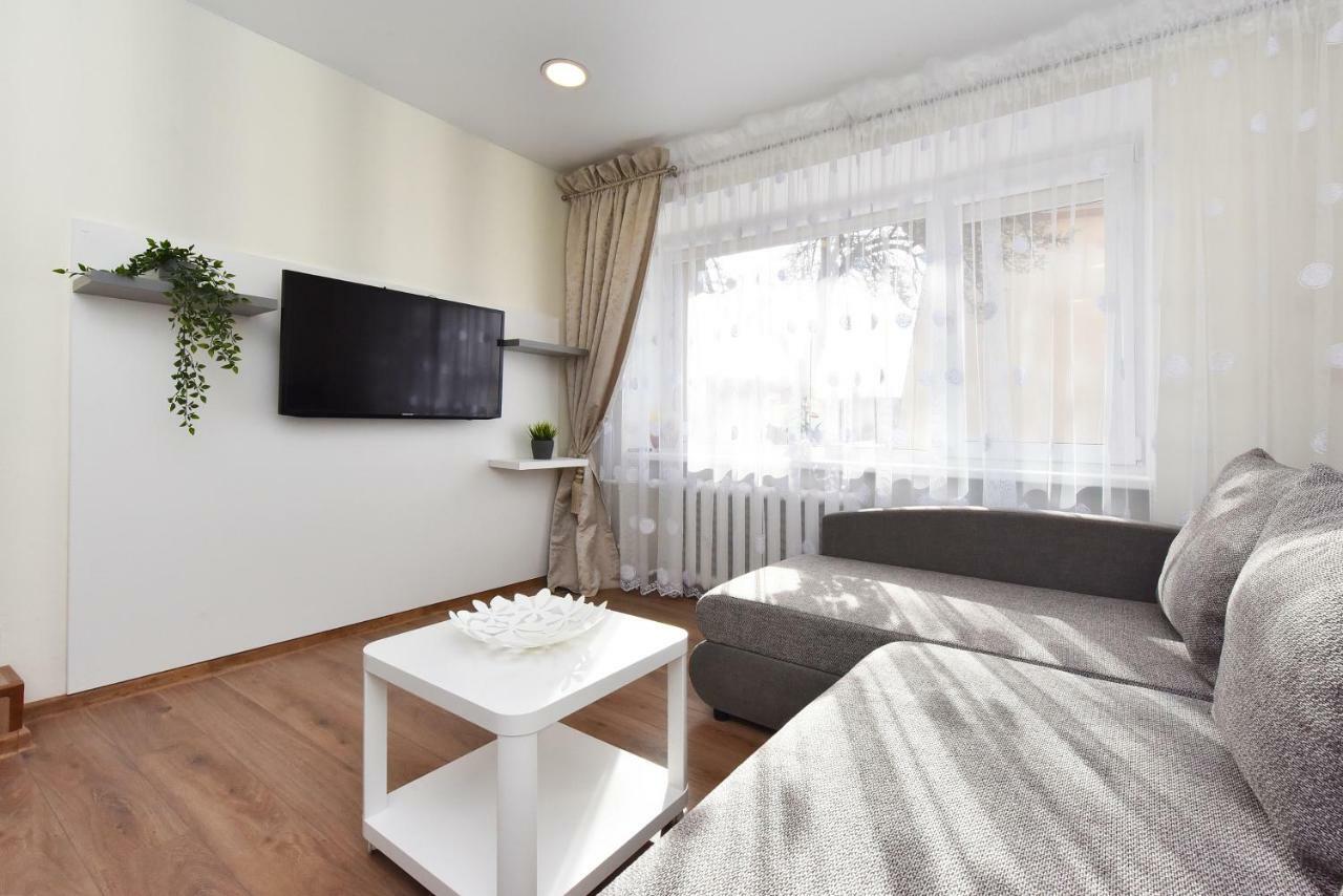 Baltieji Senamiescio Apartamentai Prie Aqua Parko Druskininkai Luaran gambar